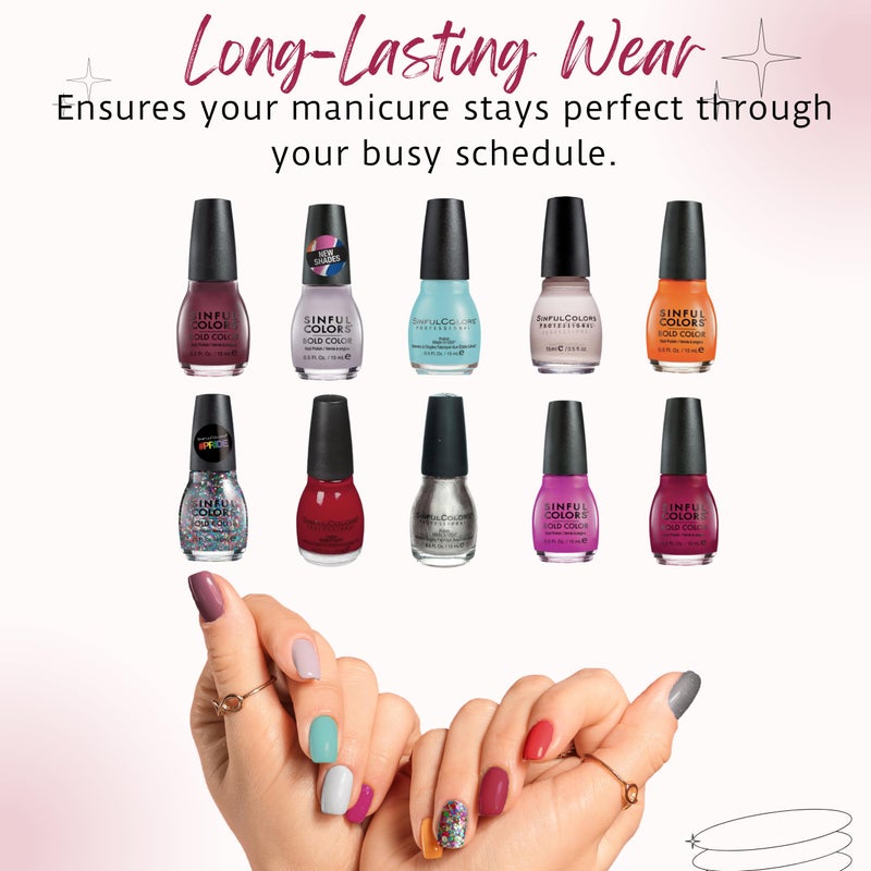 SinfulColors Sinful Colors Nail Polish Set 10 Piece Surprise, Plus 2 Bonus Repeat Shades - Image 3